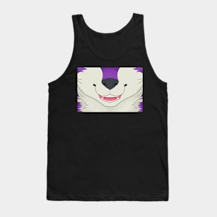 Purple Husky Face Tank Top